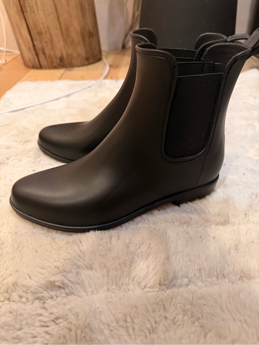 Target Black Chelsea Ankle Rain Boots